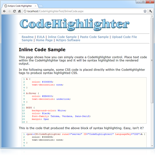 CodeHighlighter