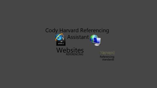 Cody Harvard Referencing Assistant for Windows 8