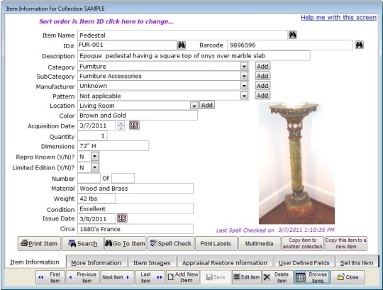 Collectorpro Software for Antiques