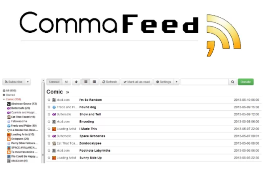 CommaFeed for Chrome