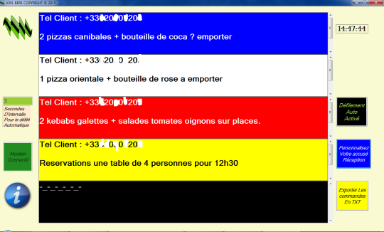 Commande Ou Reservation Par SMS (French)