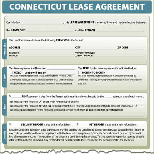 Connecticut Lease Agreement