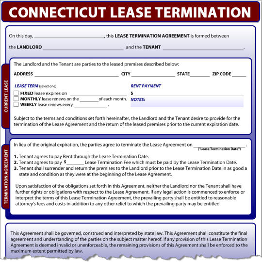 Connecticut Lease Termination