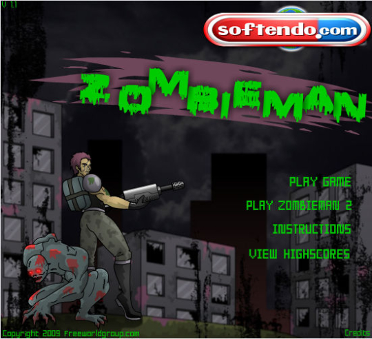 Contra Game - The Zombieman