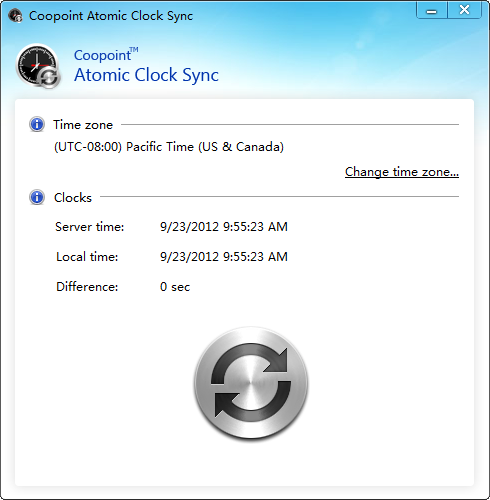 Coopoint Atomic Clock Sync