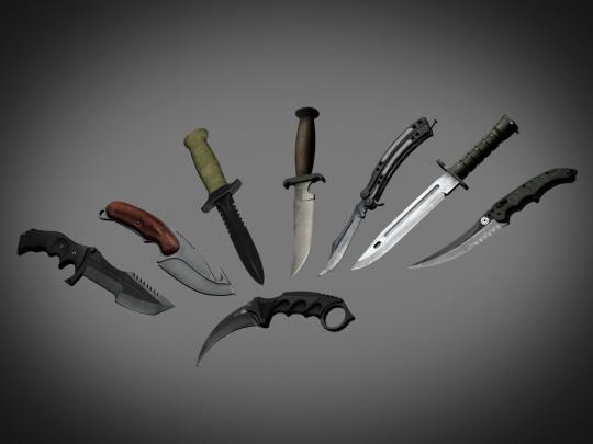 Counter-Strike Global Offensive Knife Pack Mod