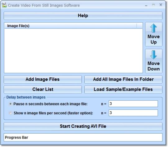 Create Video From Still Images Software