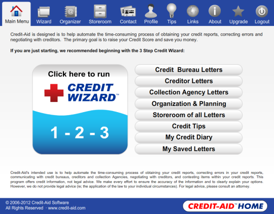 Credit-Aid Home Credit Repair Software