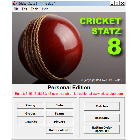 Cricket Statz Personal