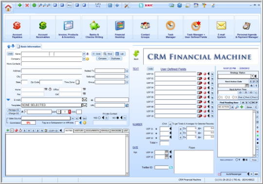 CRM Financial Machine