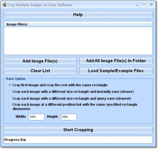 Crop Multiple Images At Once Software