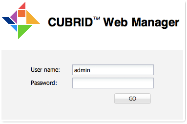 CUBRID Web Manager