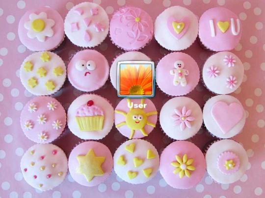 Cupcakes Logon Screen