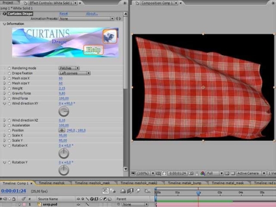 Curtains for After Effects CS3