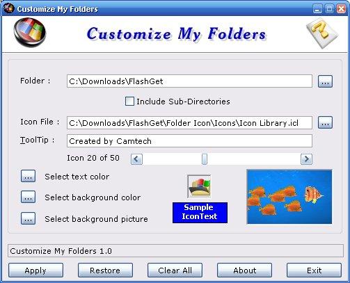 Customize My Folders