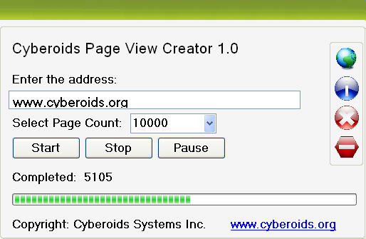 Cyberoids Page View Creator