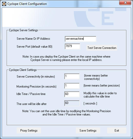 Cyclope Computer Monitoring