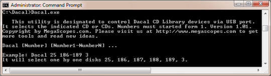 Dacal CD Library