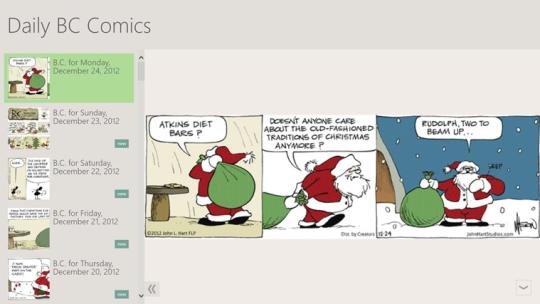 Daily BC Comics for Windows 8