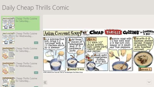 Daily Cheap Thrills Comic for Windows 8