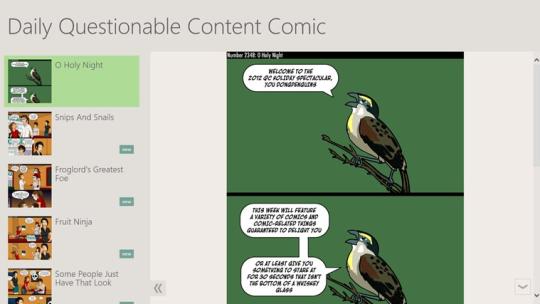 Daily Questionable Content Comic for Windows 8
