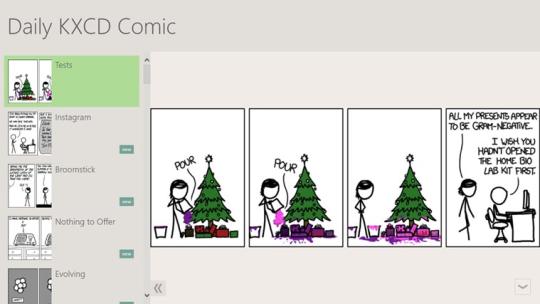 Daily XKCD Comic for Windows 8