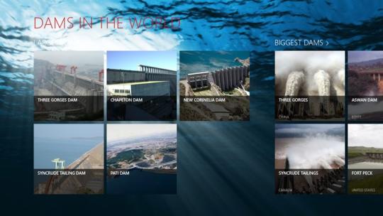 Dams in the World for Windows 8