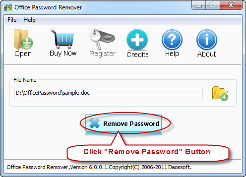 Daossoft Office Password Eraser