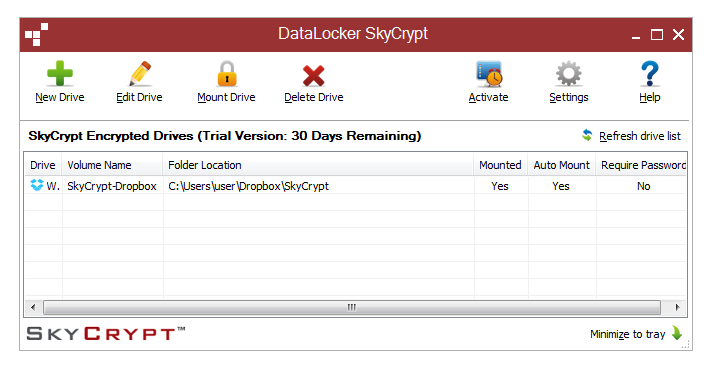 DataLocker SafeCrypt