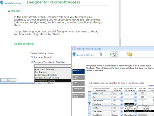 Designer for Microsoft Access
