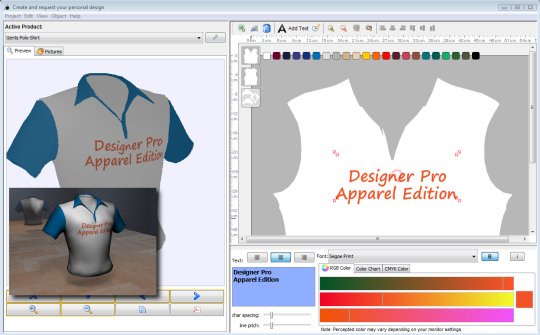 Designer Pro Apparel Edition
