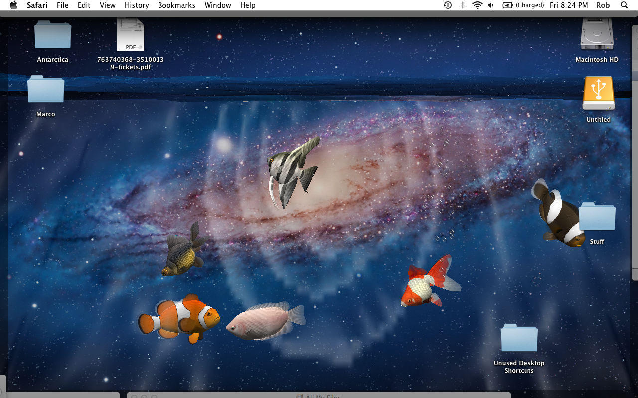Desktop Aquarium 3D LIVE Wallpaper & ScreenSaver