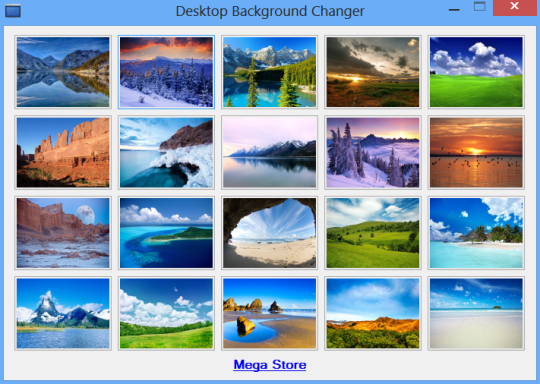 Desktop Background Changer (Nature Edition)