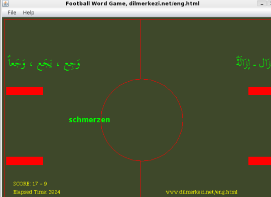 Desktop German Arabic Football Game