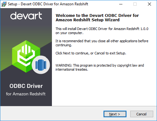 Devart ODBC Driver for Amazon Redshift