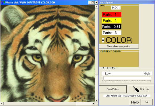 Different Color Software