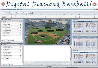 Digital Diamond Baseball