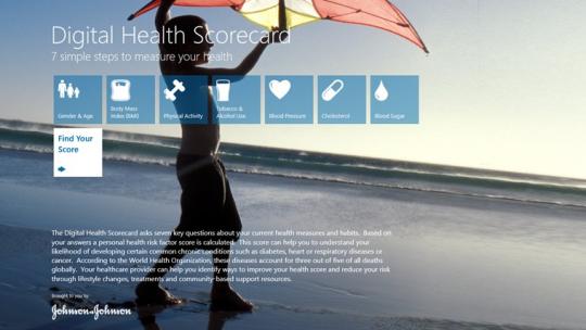 Digital Health Scorecard for Windows 8