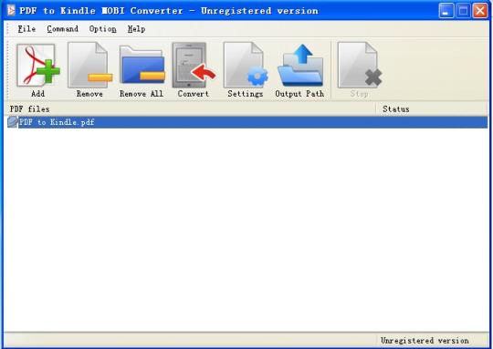DigitReader PDF to Kindle MOBI Converter