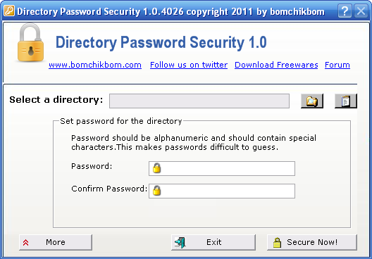 Directory Password Security