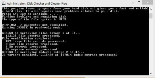 Disk Checker and Cleaner