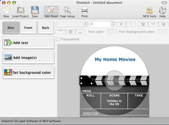 Disketch Free CD Label Software