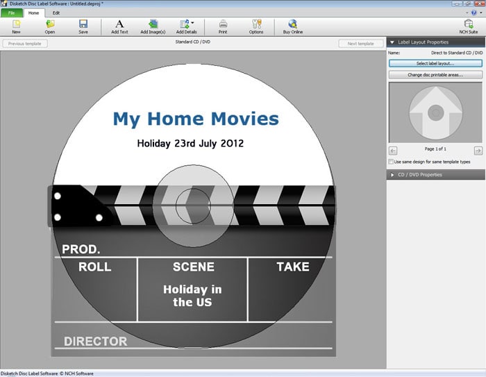 Disketch Professional CD Label Software Plus