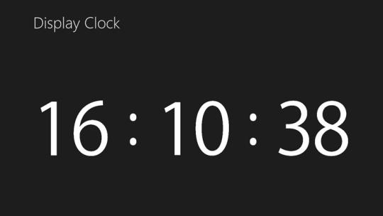 Display Clock for Windows 8