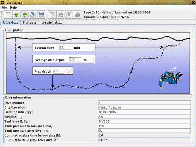 Dive Log Book