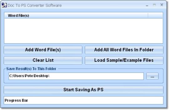 Doc To PS Converter Software