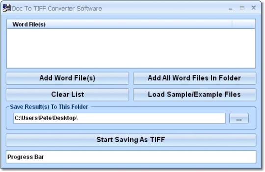 Doc To TIFF Converter Software