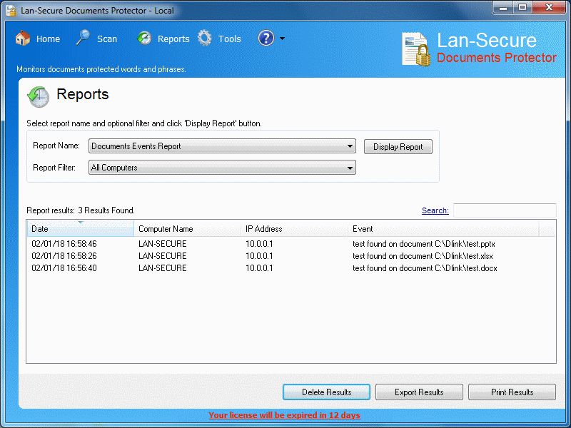 Documents Protector Workgroup