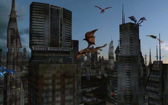 Dragon City 3D Screen Saver