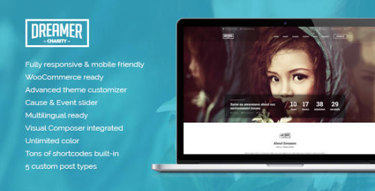 Dreamer Multipurpose Charity WordPress Theme